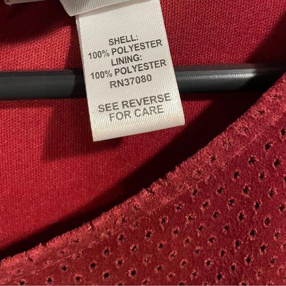 Cato Burgundy Eyelet Faux Suede Mini Shift Dress - Picture 8 of 8